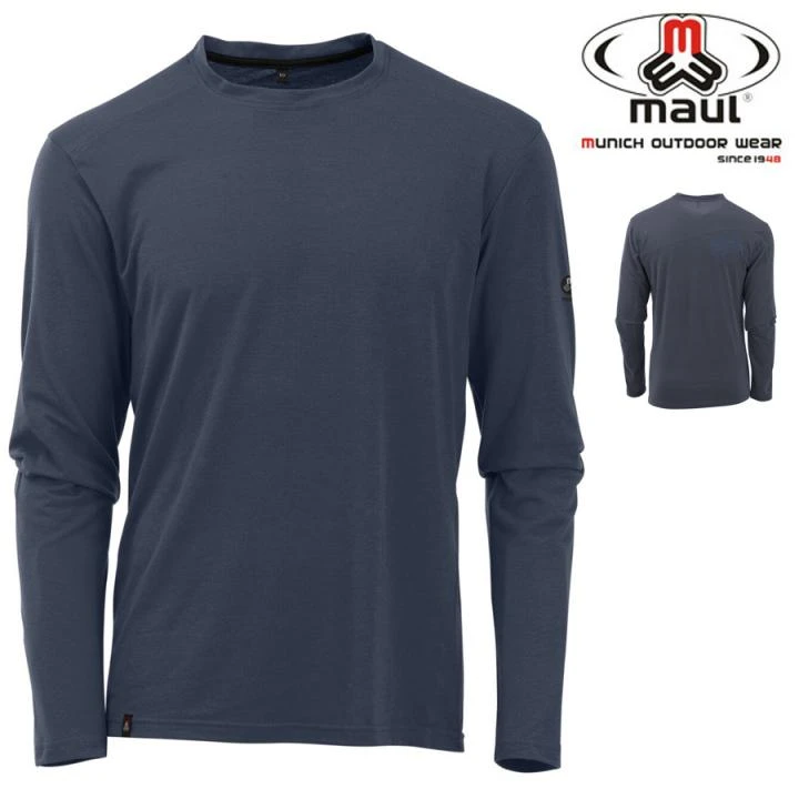 Maul - Herren Sport Funktions-Langarmshirt - Navy 2 Maul - Herren Sport Funktions-Langarmshirt - Navy – Bild 2