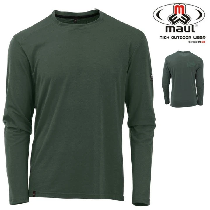 Maul - Herren Sport Funktions-Langarmshirt Königstuhl - Grün 2 Maul - Herren Sport Funktions-Langarmshirt Königstuhl - Grün – Bild 2