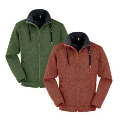 Maul || 4F || Craghoppers Verkäufe 22 Maul - Lichtenau - Herren Dicke Strickfleecejacke Fleecejacke