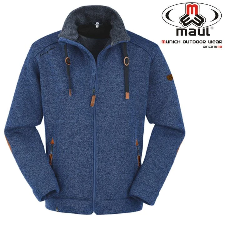 Maul - Lichtenau 2 - Herren Dicke Strickfleecejacke - Blau 3 Maul - Lichtenau 2 - Herren Dicke Strickfleecejacke - Blau – Bild 3