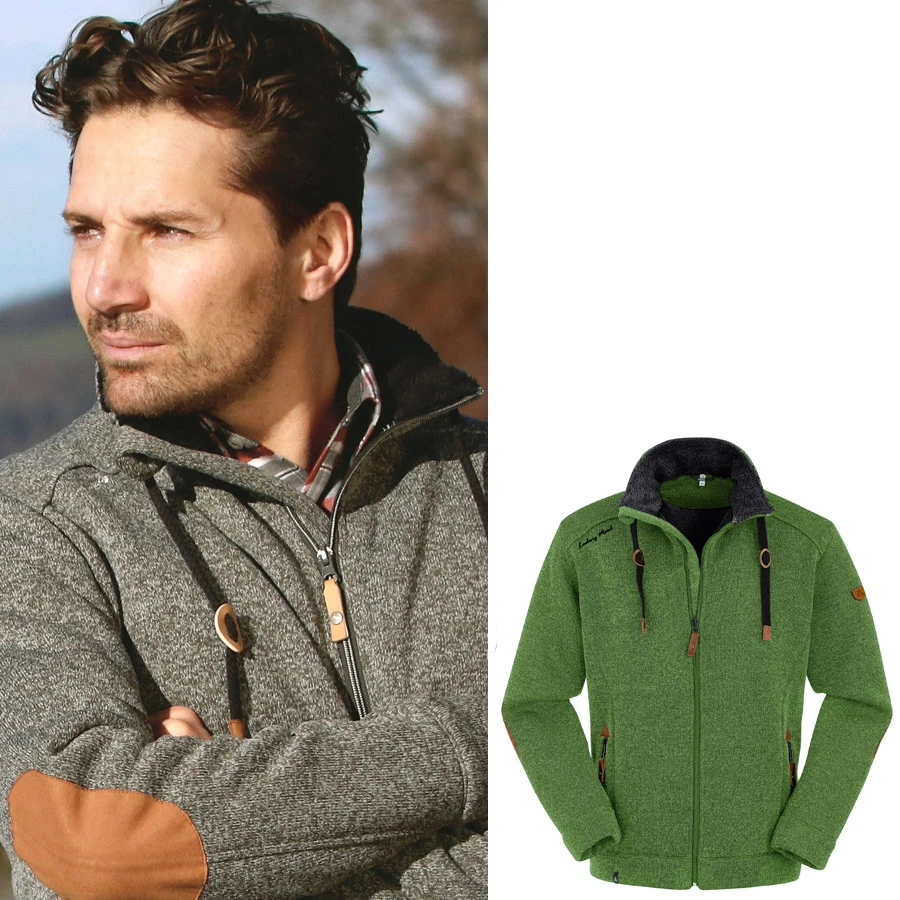Maul - Lichtenau - Herren Dicke Strickfleecejacke Fleecejacke 2 Maul - Lichtenau - Herren Dicke Strickfleecejacke Fleecejacke – Bild 2
