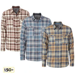 Royal Robbins - Herren Treeline Stretch Performance Plaid Flannel L/S Langarm Hemd