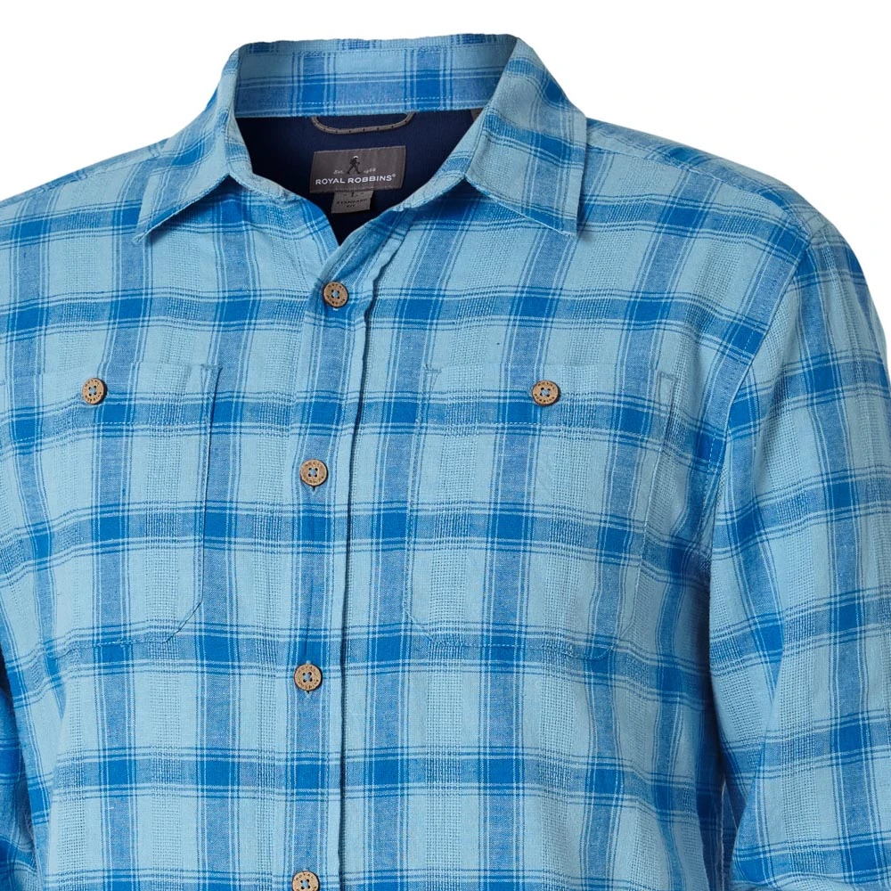 Royal Robbins - Herren Langarm Hemd Cool Mesh Linen Plaid L/S 3 Royal Robbins - Herren Langarm Hemd Cool Mesh Linen Plaid L/S – Bild 3