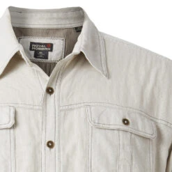 Royal Robbins - Herren Cool Mesh Baja L/S Hemd Outdoorhemd, Beige -Maul || 4F || Craghoppers Verkäufe 72184 151 1