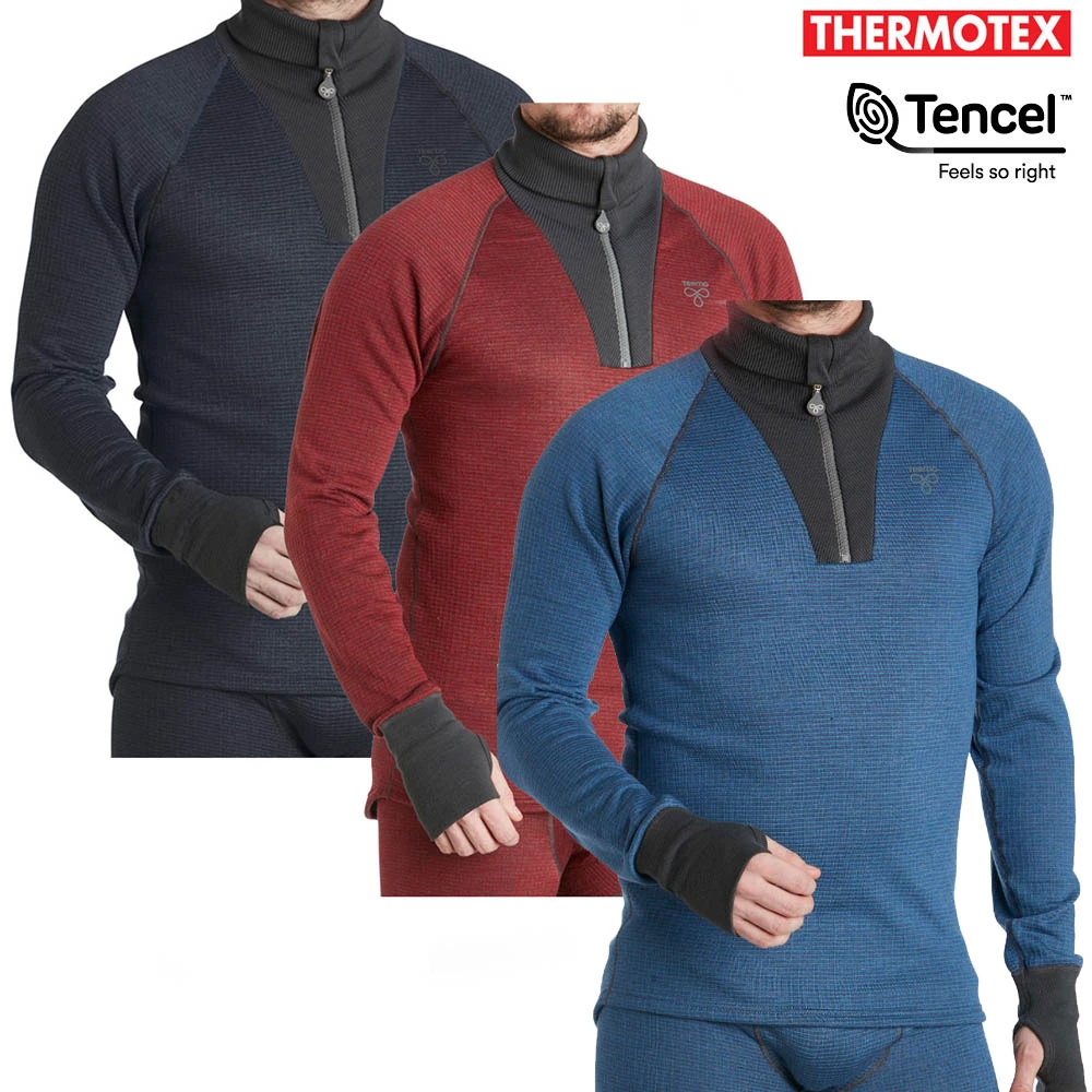 TERMO - Original 2.0 - Roll-neck With Zip - Dicker Termotex Herren Zipper Pullover 1 TERMO - Original 2.0 - Roll-neck With Zip - Dicker Termotex Herren Zipper Pullover