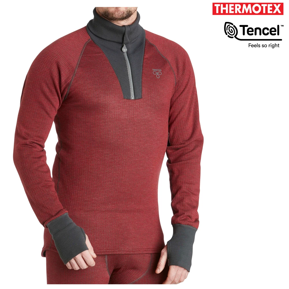 TERMO - Original 2.0 - Roll-neck With Zip - Dicker Termotex Herren Zipper Pullover 2 TERMO - Original 2.0 - Roll-neck With Zip - Dicker Termotex Herren Zipper Pullover – Bild 2