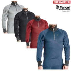 TERMO - Original 2.0 - Turtle Neck - Dicker Termotex Herren Zip Pullover -35 Grad