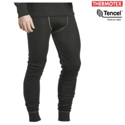 TERMO - Original Light 2.0 - Warme Termotex Lange Funktions Hose, Schwarz