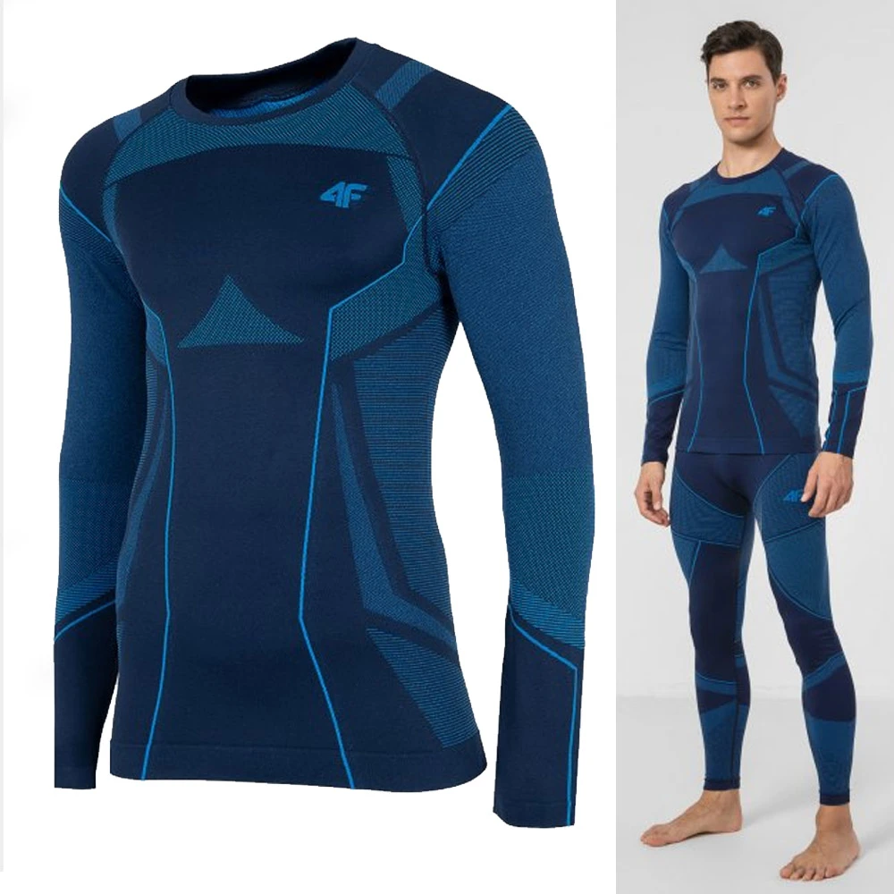 4F - Herren Langarmshirt, Nahtlose Thermoaktive Unterwäsche 1 4F - Herren Langarmshirt, Nahtlose Thermoaktive Unterwäsche