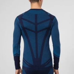 4F - Herren Langarmshirt, Nahtlose Thermoaktive Unterwäsche 5 4F - Herren Langarmshirt, Nahtlose Thermoaktive Unterwäsche -Maul || 4F || Craghoppers Verkäufe BIMB031G Z22 blau02