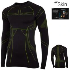 SKIN - Nahtloses 4F Herren Thermoshirt Sport Longshirt