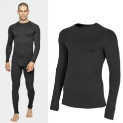 Outhorn - Thermoshirt - Herren Sportunterwäsche - Schwarz