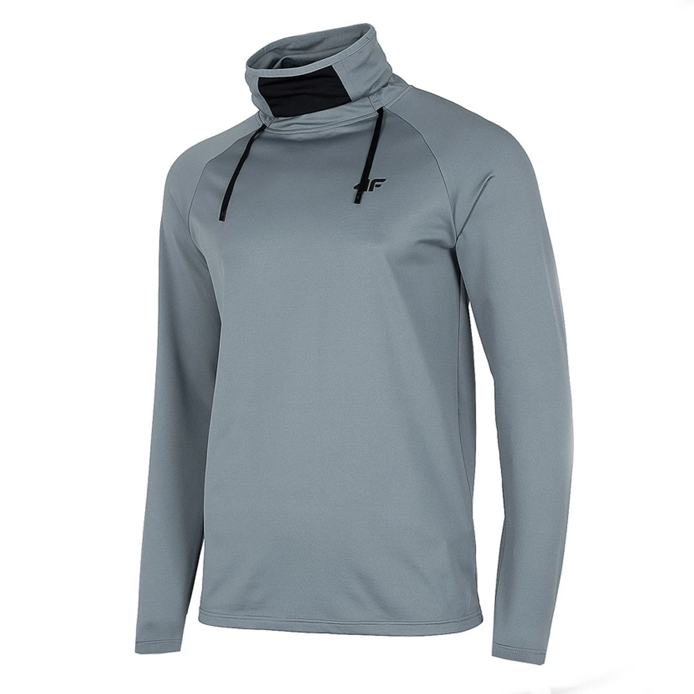 4F - Herren Funktionelles Langarmshirt Mit Integriertem Schal 3 4F - Herren Funktionelles Langarmshirt Mit Integriertem Schal – Bild 3