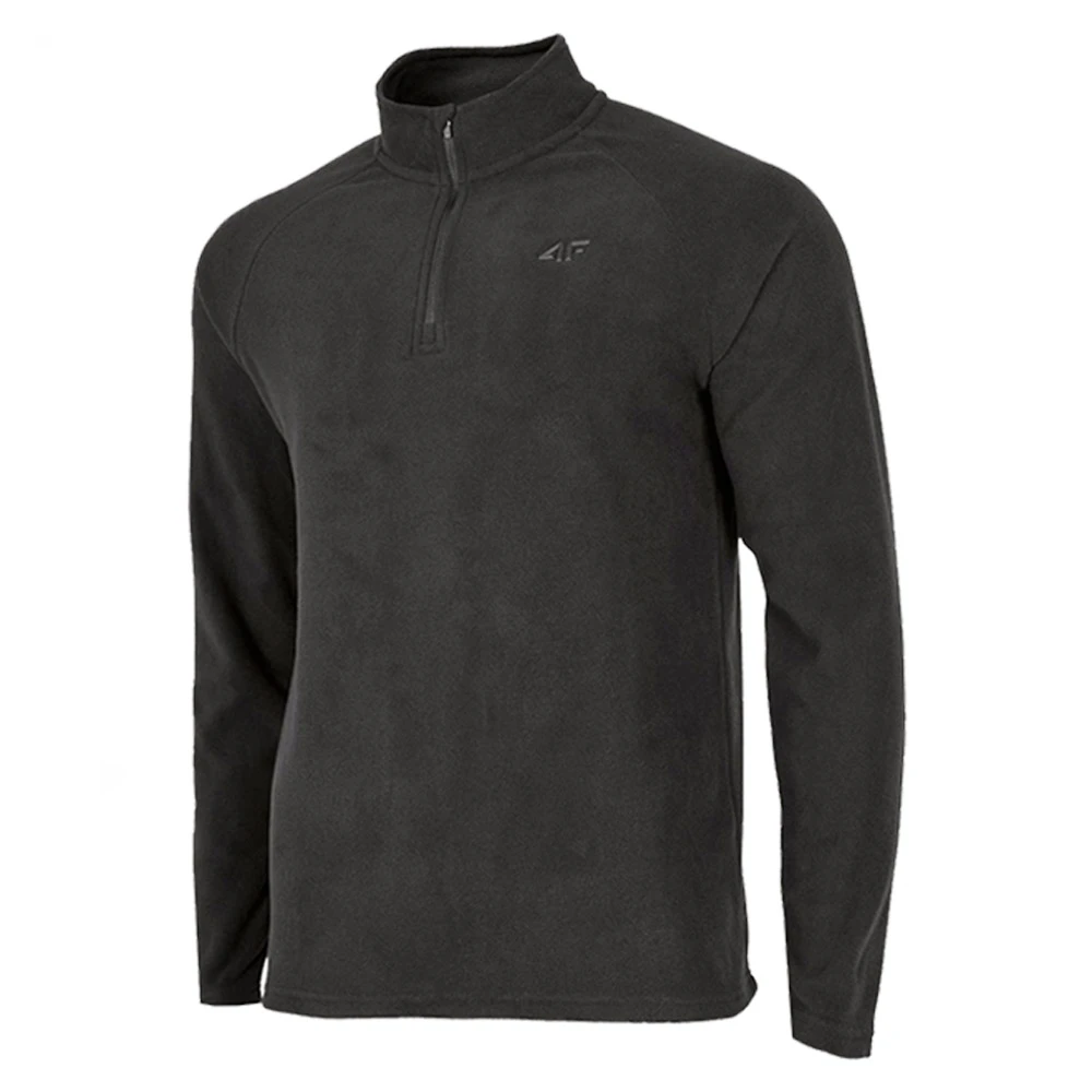4F - Herren Half Zip Fleece Langarmshirt 2 4F - Herren Half Zip Fleece Langarmshirt – Bild 2
