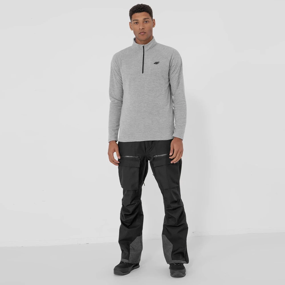 4F - Herren Fleece Langarmshirt 12 4F - Herren Fleece Langarmshirt – Bild 12