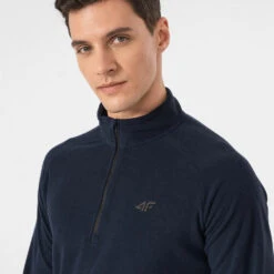 4F - Herren Fleece Langarmshirt 16 4F - Herren Fleece Langarmshirt -Maul || 4F || Craghoppers Verkäufe BIMP030 Z21 navy02