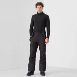 4F - Herren Fleece Langarmshirt 22 4F - Herren Fleece Langarmshirt -Maul || 4F || Craghoppers Verkäufe BIMP030 Z21 schwarz