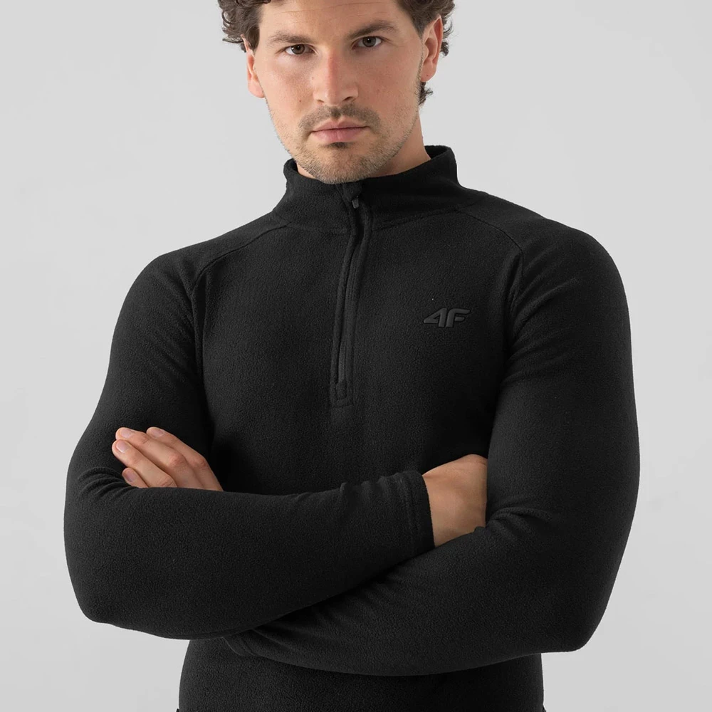 4F - Herren Fleece Langarmshirt 11 4F - Herren Fleece Langarmshirt – Bild 11
