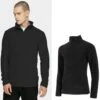 OUTHORN - Herren Fleece Langarmshirt - Schwarz
