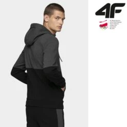 4F - Herren Sportpullover Hoody - Grau Schwarz 8 4F - Herren Sportpullover Hoody - Grau Schwarz -Maul || 4F || Craghoppers Verkäufe BLM004 Z19 grauschwarz03fnTV1OX5l110m