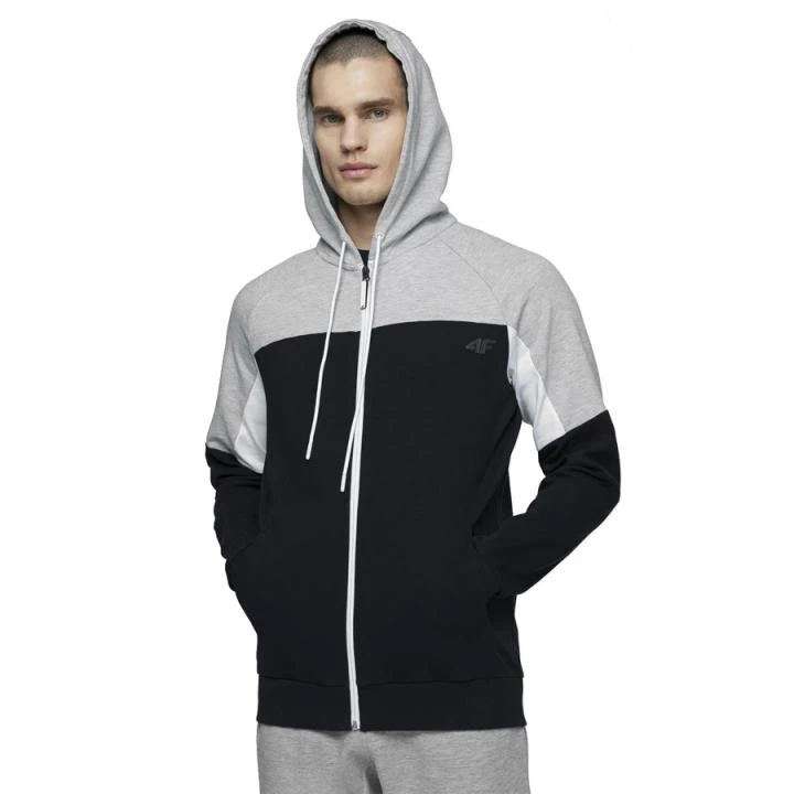 4F - Sweatjacke - Herren Sportjacke - Navy Grau 2 4F - Sweatjacke - Herren Sportjacke - Navy Grau – Bild 2