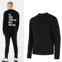 Outhorn - Herren Oversize Pullover - Schwarz