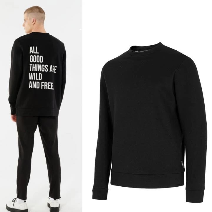 Outhorn - Herren Oversize Pullover - Schwarz 1 Outhorn - Herren Oversize Pullover - Schwarz