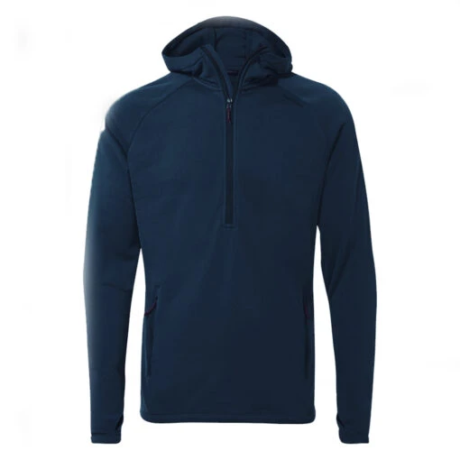 Craghoppers - Funktioneller Dynamic Kapuzenpulli - Sportjacke - Mit RV Taschen - Herren 3 Craghoppers - Funktioneller Dynamic Kapuzenpulli - Sportjacke - Mit RV Taschen - Herren -Maul || 4F || Craghoppers Verkäufe CMT962 Dynamic navy