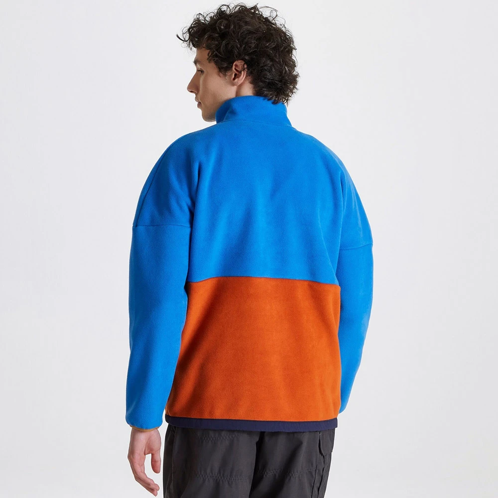 Craghoppers - Funktioneller Und Modischer Fleecepulli - Whitlaw Half Zip - Blau/orange 3 Craghoppers - Funktioneller Und Modischer Fleecepulli - Whitlaw Half Zip - Blau/orange – Bild 3