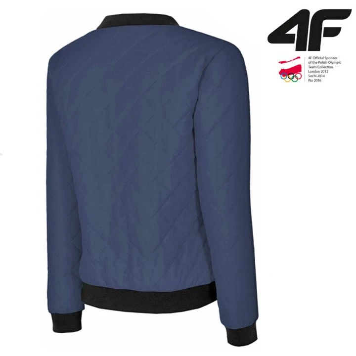 4F - Modische Steppjacke - Herren Jacke - Navy 2 4F - Modische Steppjacke - Herren Jacke - Navy – Bild 2