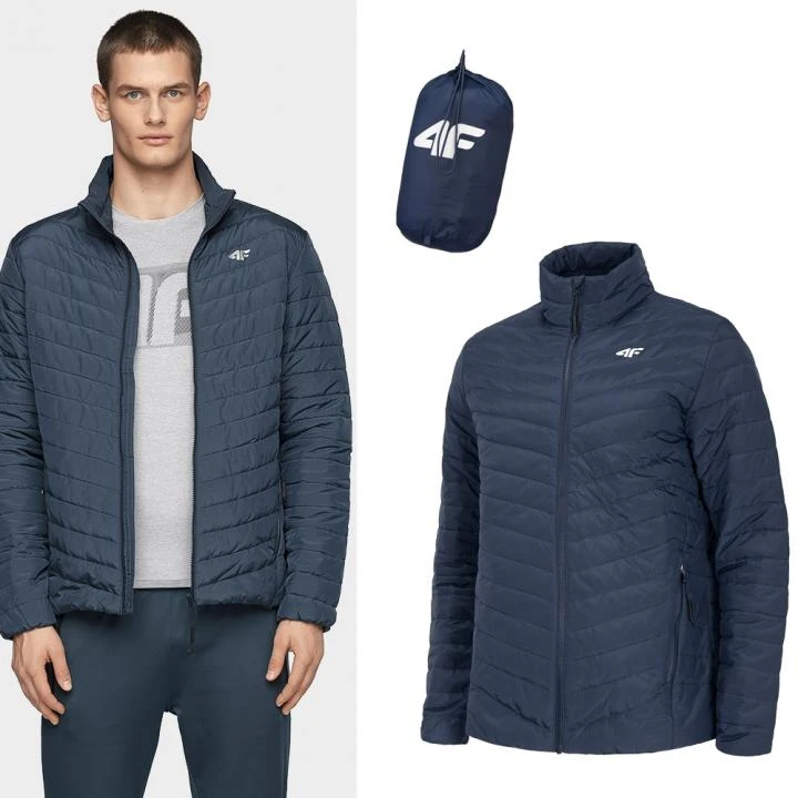 4F - Herren Primaloft Black Eco ® Steppjacke - Navy 1 4F - Herren Primaloft Black Eco ® Steppjacke - Navy