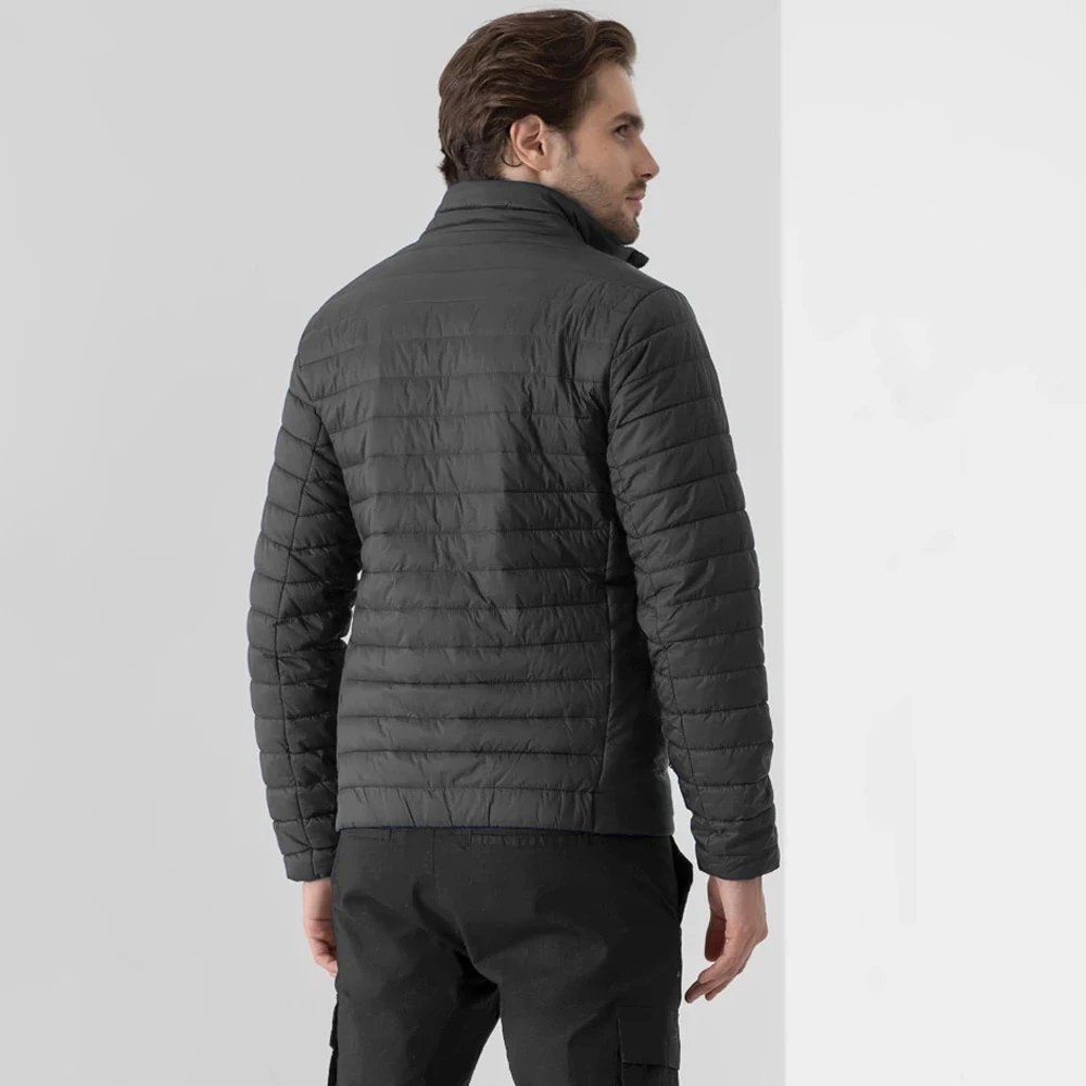 4F - Daunenartige Herren Winter Steppjacke 2 4F - Daunenartige Herren Winter Steppjacke – Bild 2