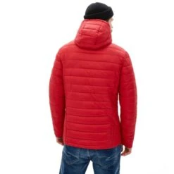 Outhorn - Herren Steppjacke Mit Packbeutel - Rot 7 Outhorn - Herren Steppjacke Mit Packbeutel - Rot -Maul || 4F || Craghoppers Verkäufe KUMP602 Z19 rot07