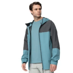 4F - Hardshell Herren Regenjacke Outdoorjacke NEODRY 10.000 -Maul || 4F || Craghoppers Verkäufe KUMT060 L22 blau