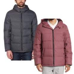 Original Penguin - Heathered Puffer Jacke - Daunenartige Winterjacke Für Herren