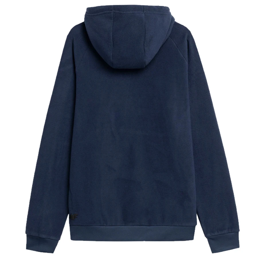 4F - Herren Fleece Hoodie Fleecepullover, Navy 2 4F - Herren Fleece Hoodie Fleecepullover, Navy – Bild 2