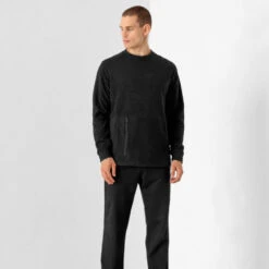 OUTHORN - Herren Fleece Langarmshirt, Pullover 6 OUTHORN - Herren Fleece Langarmshirt, Pullover -Maul || 4F || Craghoppers Verkäufe PLM600 Z21 schwarz01