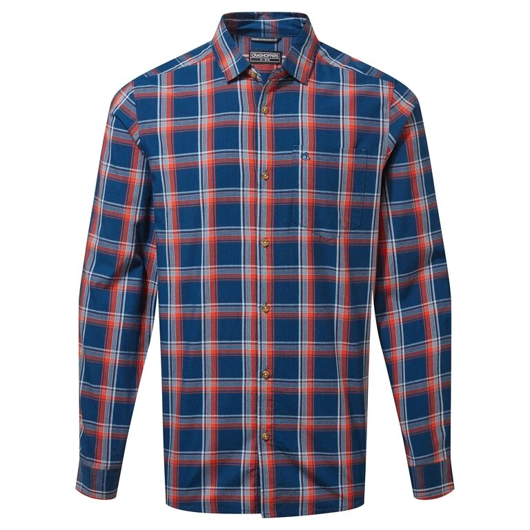 Craghoppers, Baumwoll Outdoor Langarm Hemd Im Karo Printdesign - Harvey - Herren 2 Craghoppers, Baumwoll Outdoor Langarm Hemd Im Karo Printdesign - Harvey - Herren – Bild 2