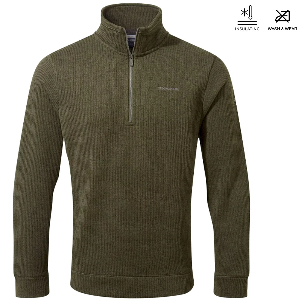 Craghoppers - Flauschiger Strick Fleece Pulli - Sweatshirt Medwin 1 Craghoppers - Flauschiger Strick Fleece Pulli - Sweatshirt Medwin