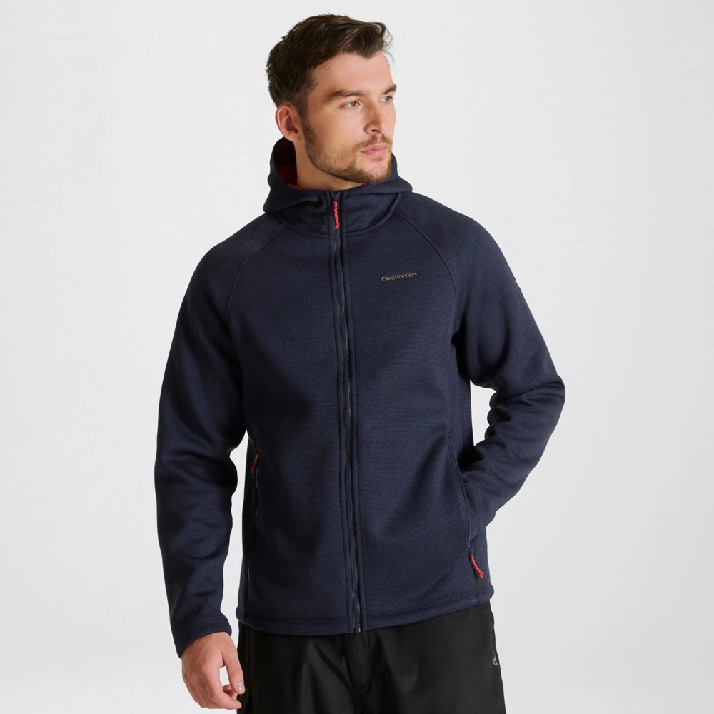 Craghoppers - Flauschige, Warme Strick Fleece Jacke Heelan - Herren - Navy 2 Craghoppers - Flauschige, Warme Strick Fleece Jacke Heelan - Herren - Navy – Bild 2