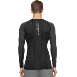 SKIN - 4F Dry Herren Sport Langarmshirt - Grau Schwarz 11 SKIN - 4F Dry Herren Sport Langarmshirt - Grau Schwarz -Maul || 4F || Craghoppers Verkäufe TSMLF011 Z20 schw02