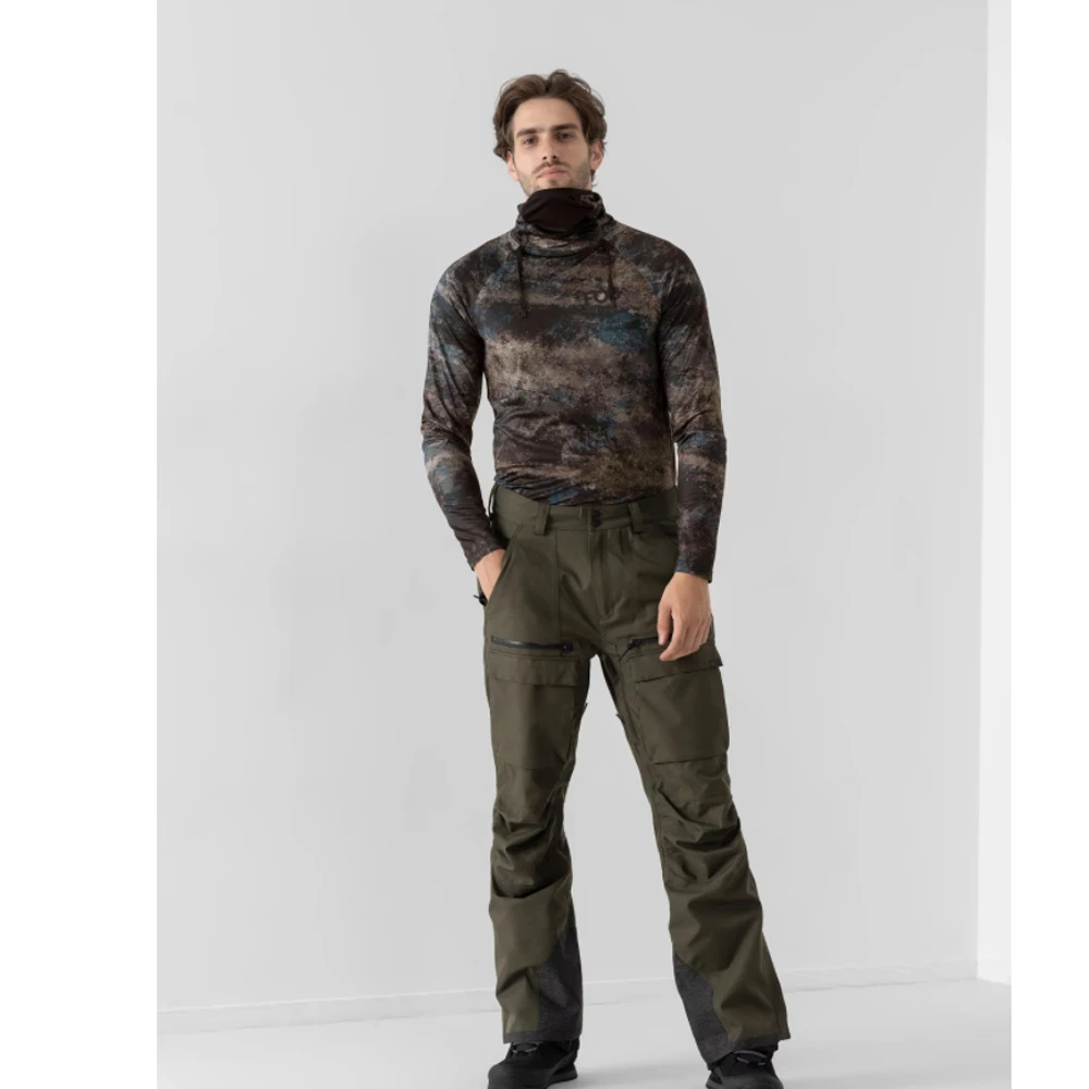 4F FOB - Herren Thermoaktive Funktions Langarmshirt Mit Halstuch 6 4F FOB - Herren Thermoaktive Funktions Langarmshirt Mit Halstuch – Bild 6