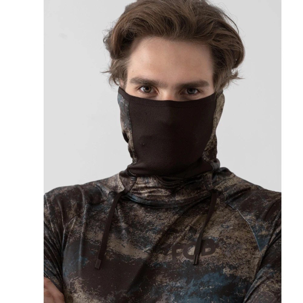 4F FOB - Herren Thermoaktive Funktions Langarmshirt Mit Halstuch 3 4F FOB - Herren Thermoaktive Funktions Langarmshirt Mit Halstuch – Bild 3