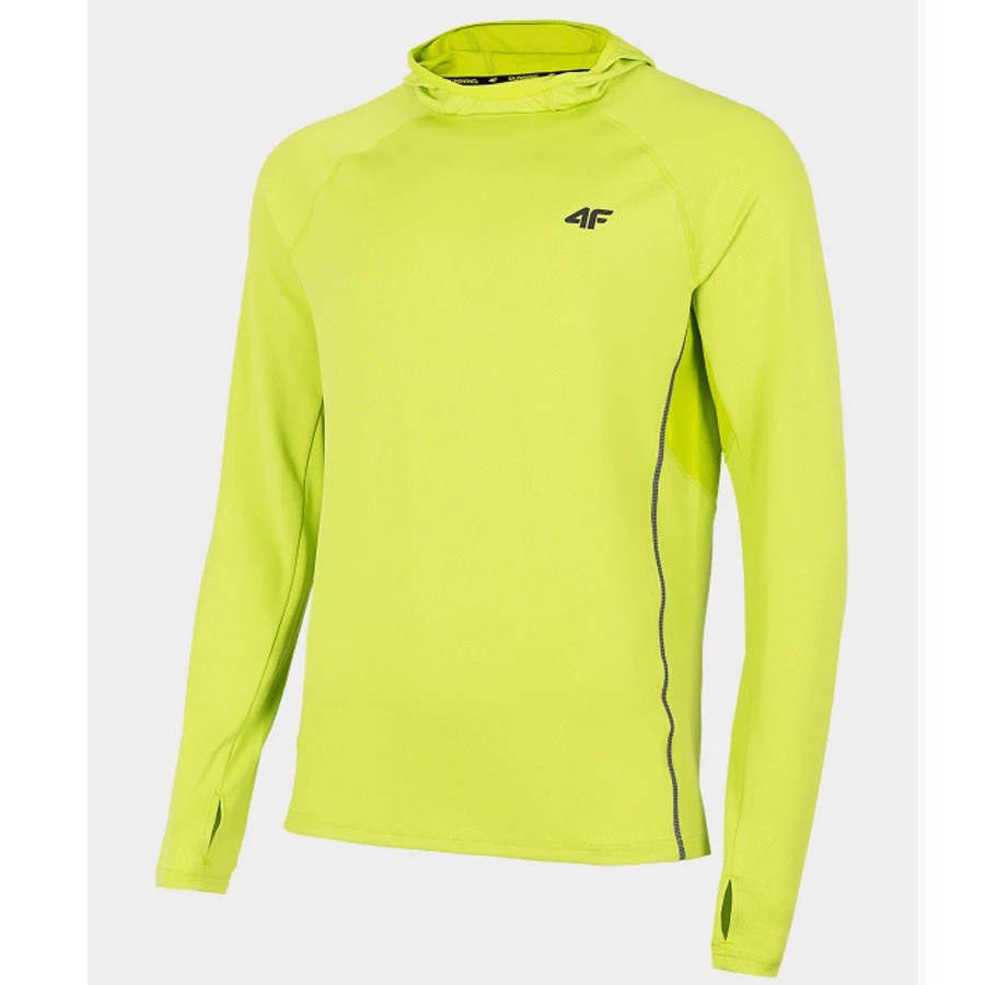 4F - Herren Laufshirt Mit Langen Ärmeln - Longshirts Mit Daumenloch 5 4F - Herren Laufshirt Mit Langen Ärmeln - Longshirts Mit Daumenloch – Bild 5