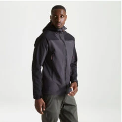 Craghoppers - 3 Lagen Membran Stretch Softshelljacke Mit Kapuze - Tripp - Herren 9 Craghoppers - 3 Lagen Membran Stretch Softshelljacke Mit Kapuze - Tripp - Herren -Maul || 4F || Craghoppers Verkäufe cml075 tripp hoody6