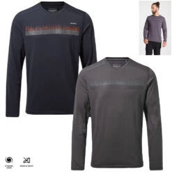 Craghoppers - Funktionelles Stretch Dynamic Langarm Shirt Mit Rundhals - Herren