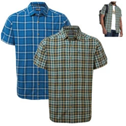 Craghoppers - Outdoor Kurzarm Hemd Im Karodesign - Menlo Shirt