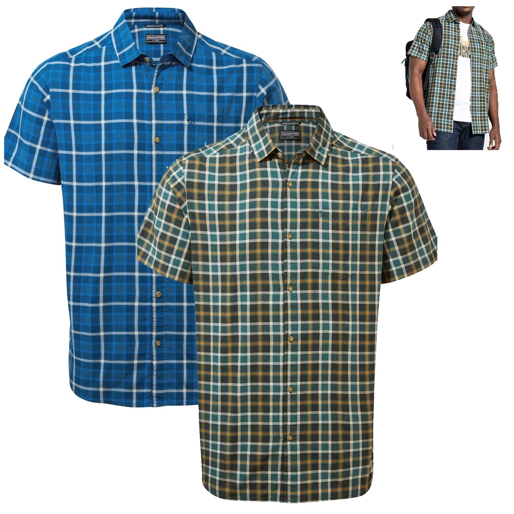Craghoppers - Outdoor Kurzarm Hemd Im Karodesign - Menlo Shirt 1 Craghoppers - Outdoor Kurzarm Hemd Im Karodesign - Menlo Shirt