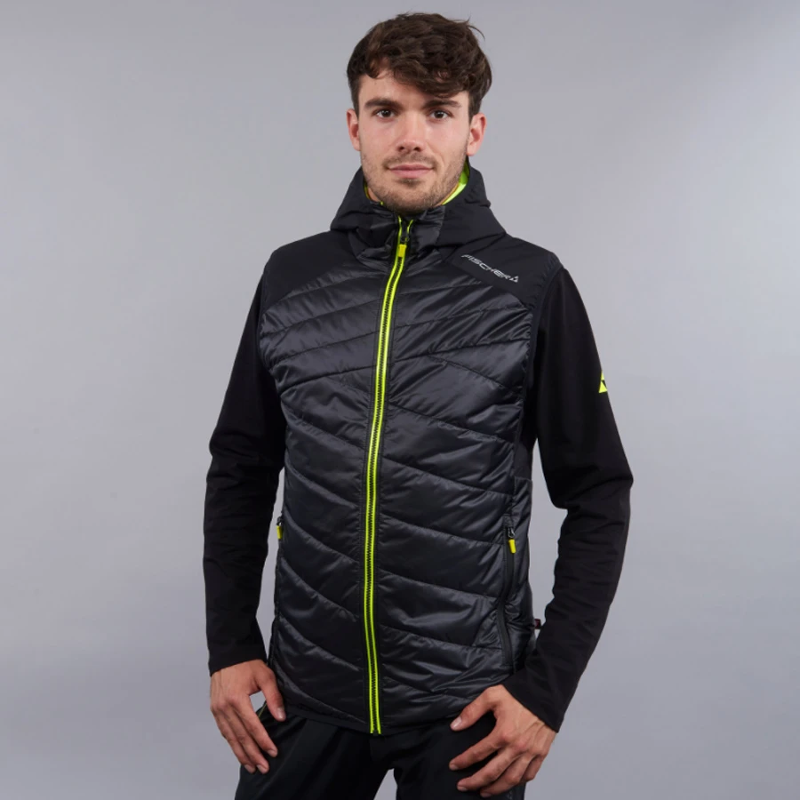 Fischer - Primaloft Vest Herren Weste Sportweste, Schwarz 2 Fischer - Primaloft Vest Herren Weste Sportweste, Schwarz – Bild 2