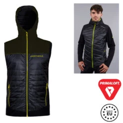 Fischer - Primaloft Vest Herren Weste Sportweste, Schwarz